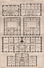 Flats for the middle classes. Architecture 1868 old antique print picture