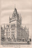Manchester New Town Hall. Cooper St. End; Mr. Worthington, Architect 1868