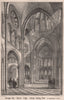 Ryde church design. Interiort; Hy. Conybeare, Architect. Isle of Wight 1868