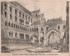 Proposed Courts of Justice, Temple Bar, west side; G.E. Street, Architect 1868