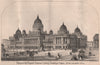 Proposed National Gallery design, Trafalgar Square; by Mr. E.M. Barry 1868