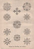 Design for stencilling; by J.S. Davis. Decorative 1868 old antique print