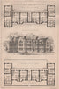 Design for a block of model dwellings at Fulham; John P. Seddon, Architect 1868