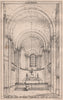 Loches; view of one of side chapels; Chn of St. Ours. Indre-et-Loire 1868