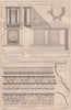 Ambone St. Maria in Aracoeli, Rome 1868 old antique vintage print picture