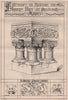 The ancient font at Dryburgh Abbey; J. Moyr Smith Architect. Scotland 1868