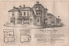 House at Manea for Michael Sears Esqre. S.E. View. Cambridgeshire 1868 print