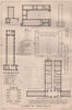 Plans of hospitals. Buildings 1869 old antique vintage print picture
