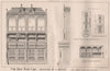 Oak Inlaid Book-Case; Designed by C. Bevan for James Lamb, Manchester 1869