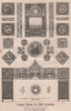 Ceramic Mosaic wall decor. Memorial tablets, Reredosses; WB Simpson & Sons 1869