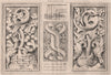 Carved oak panels. 16th Centy. work, from the South Kensington Museum 1869