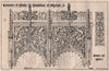 Canopies of stalls, Dunblane Cathedral. Scotland 1869 old antique print