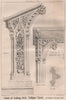 Details of reading desk, Holkham Church; James Colling Architect. Norfolk 1869