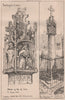 Pocklington, E. Yorks . Yorkshire 1869 old antique vintage print picture