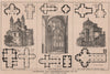 Churches for congregations, No. VI. Class II, plans without columns 1869 print