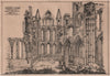 Whitby Abbey, Yorkshire. Interior of north transept; E.H. Smales Archt  1869