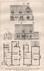 Cottage buildings, Walton Manor, Oxford. Clapton C. Rolfe 1870 old print