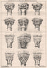 Capitals Chapel, Holyrood. Scotland 1870 old antique vintage print picture