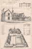 Stables farm buildings. RJ Ashton, Bishop-Gate House; Rawlinson Parkinson 1870