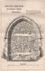 Inner door, south porch, St. Saviour's Church, Dartmouth. Devon 1870 old print