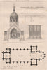 Suggestions for a town church; Pearson B. Haguard, Architect. Architecture 1870