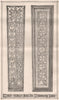 Tomb-stones from the nunnery, Iona. Scotland 1870 old antique print picture