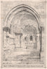 Chapel in Granite of Munstermaifeld Church, Rhenish Prussia. Germany 1871