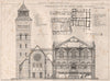 Premiated design for Assize Courts, Bristol; E.W. Godwin, Architect (2) 1871