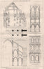 Details from Viollet-le-Duc's 'Dictionnaire Raisonne de L'Architecture' 1871