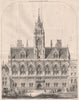 Premiated design for Assize Courts, Bristol; Godwin & Crisp, Architects 1871
