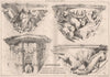 Subsellae; arched in Lithography at the Architectural Museum. Design 1871