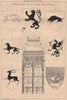Details from Viollet-le-duc 'Dictionnaire Raisonné L'Architecture' 1871 print