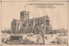 New Shoreham Church, Sussex, south east view, by Maurice B. Adams 1871 print