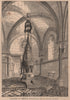Baptistry of S Francis, Notting Hill; Mr. J.F. Bentley, Architect 1872 print
