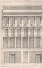 Shops & warehouses, Bath Street,Glasgow; A & G Thomson, Architects 1872 print