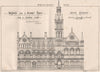 Design for a town hall for a country town; Alfred Redding, Architect 2 1872
