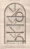 Early Norman iron work, Willingale Spain Church, Sx. Essex 1872 old print
