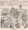 Cragside, Northumberland. R. Norman Shaw, A.R.A. Architect 1872 old print