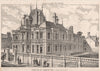 Mansion at Leamington; A.Welby Pugin, Architect. Warwickshire 1872 old print