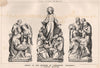Reredos of Gloucester Cathedral; J.F. Redfern, Sculptor. Gloucestershire 1873