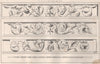 Italian carving, Kings College Chapel, Cambridge; drawn by Louis Blackburne 1873