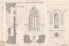 St. Mary at ye Cross Shoreditch. London. E; James Brooks, Architect 1873 print