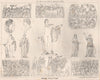 Roman sculpture. Rome (2) 1873 old antique vintage print picture