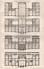 The King William Grammar School . Berlin 1873 old antique print picture