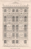 Palace Foscarini at Venice 1873 old antique vintage print picture