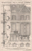 Leicester - design for municipal buildings; Francis J. Hames, Architect 1873