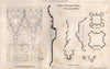 Tomb of Aymer de Valence, Westminster Abbey. London (2) 1873 old antique print