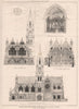 Building News Church planning competition, design by R.H. Haines, of Oxford 1873