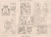 Indian sculpture. Decorative 1873 old antique vintage print picture