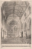 Proposed Memorial Church Great Malvern Interior. EFC Clarke, Architect 1873